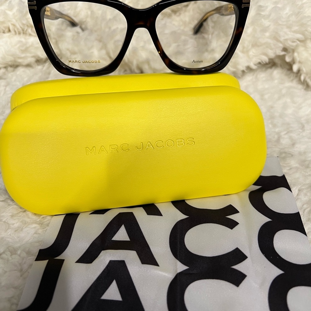 Marc Jacobs Tortoise and Gold Eyeglasses